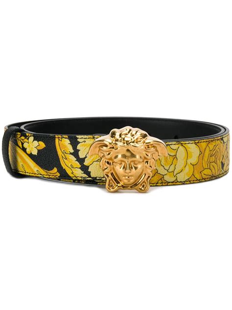 versace hibiscus belt|All Belts .